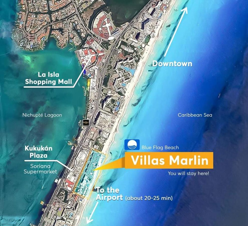 Marlin Turquesa Departamentos Frente Al Mar Apartment Cancun Exterior photo